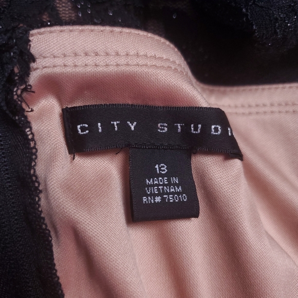 City Studio Black Cocktail/ Formal Dress- Y2K - Picture 12 of 16